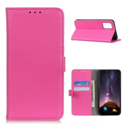 Xiaomi Mi 10T / 10T Pro - Litchi Läder Fodral - Rosa