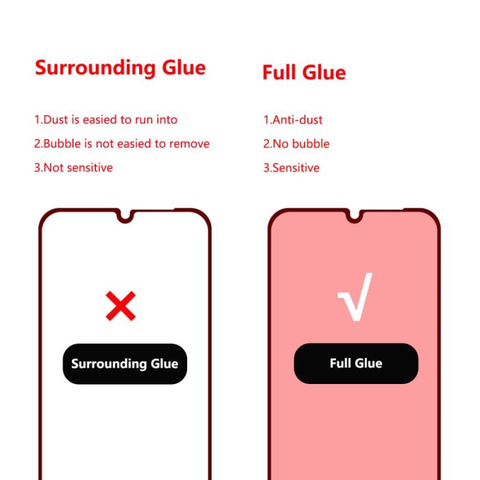 Bild 3, Samsung Galaxy A12 - HAT PRINCE Heltäckande Skärmskydd I Härdat Glas