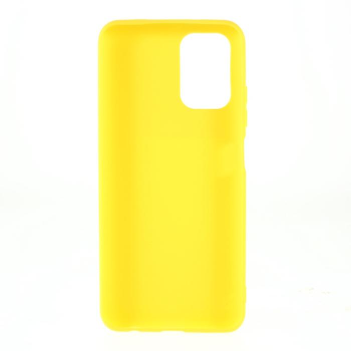 Bild 3, Xiaomi Redmi Note 10S - Matt TPU Skal - Gul