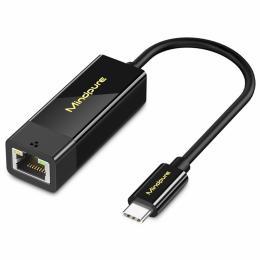 MINDPURE USB-C - RJ45 Nätverksadapter Svart