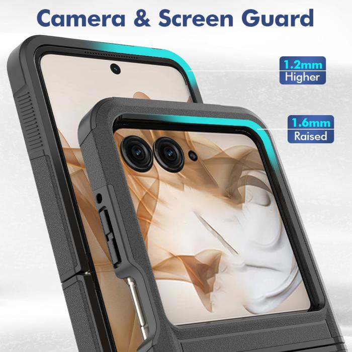 Bild 2, Motorola Razr 60 / 50 5G Skal Shockproof Svart