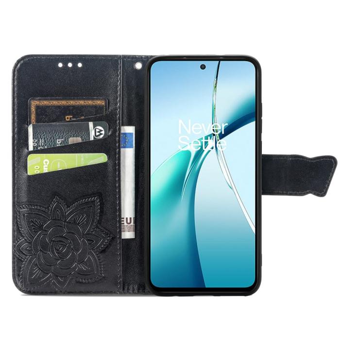 Bild 3, Samsung Galaxy S25 Edge Fodral Med Fjäril Tryck Svart