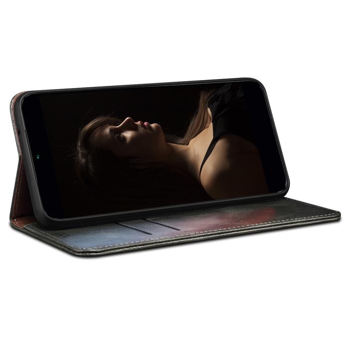 Bild 5, OnePlus Nord CE 2 5G Fodral Flip Crazy Horse Grön