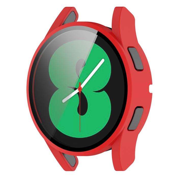 Bild 3, Galaxy Watch FE 4 40 mm Skal Med Skärmskydd Röd