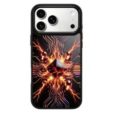 iPhone 18 Pro / 17 Pro Skal MagSafe UV-M&ouml;nster Svart