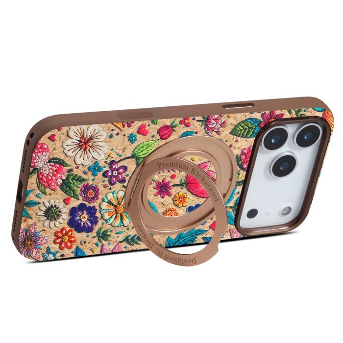Bild 3, DENIOR iPhone 18 Pro Max/17 Pro Max Skal MagSafe Blommor