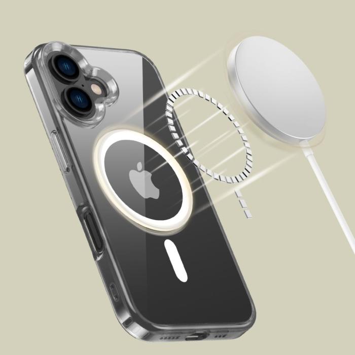 Bild 5, Tech-Protect iPhone 16 Skal MagSafe FlexAir Hybrid Transparent