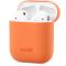 holdit Apple AirPods Nygård Skal Silikon Orange