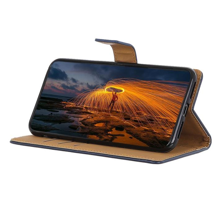 Bild 5, Samsung Galaxy S22 Ultra Fodral Läder Mörk Blå