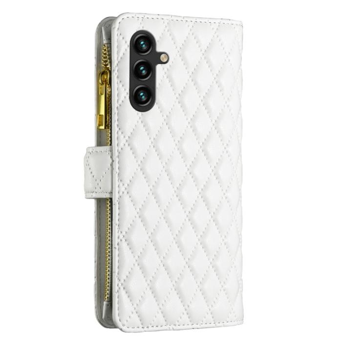 Bild 6, Samsung Galaxy A35 5G Fodral Diamond Multifunktionell Vit
