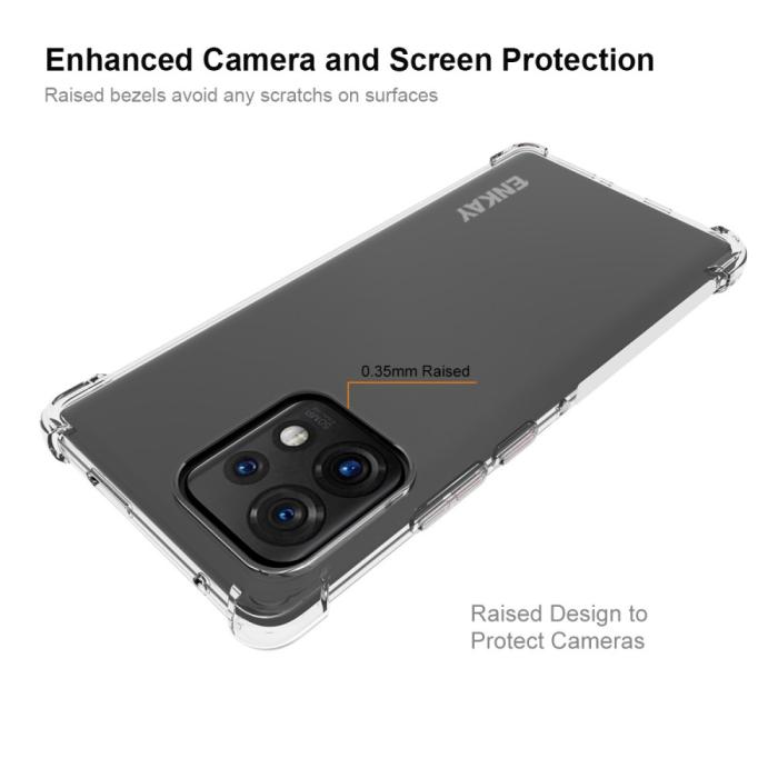 Bild 3, ENKAY Motorola Edge 40 Pro 5G Skal Shockproof TPU Transparent