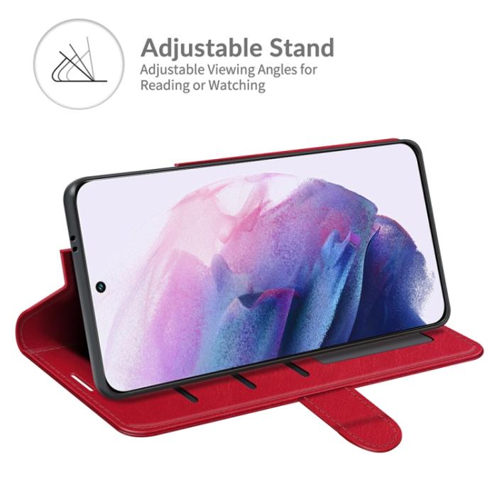 Bild 3, OnePlus 7 Fodral Läder - Röd