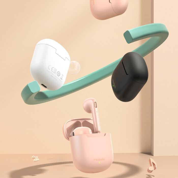 Bild 3, Mcdodo In-Ear Trådlösa Bluetooth Hörlurar Rosa