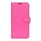 Sony Xperia 5 V Fodral Litchi Textur Rosa