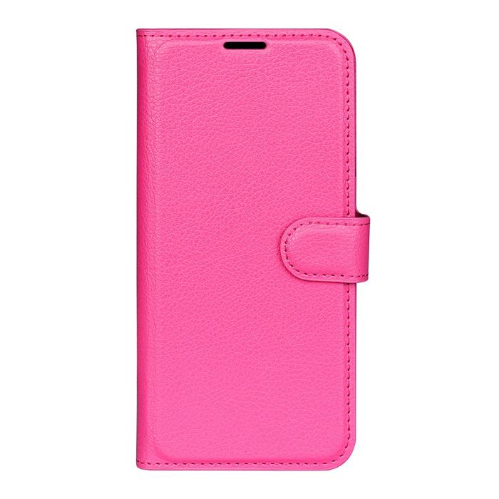 Bild 6, Sony Xperia 5 V Fodral Litchi Textur Rosa
