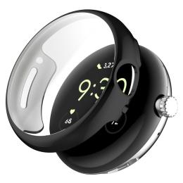 Google Pixel Watch / Watch 2 Skal TPU Med Skärmskydd Svart