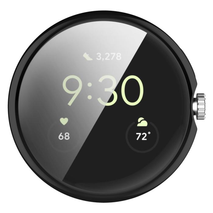 Bild 5, Google Pixel Watch / Watch 2 Skal TPU Med Skärmskydd Svart