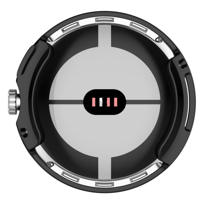 Bild 6, Google Pixel Watch / Watch 2 Skal TPU Med Skärmskydd Svart