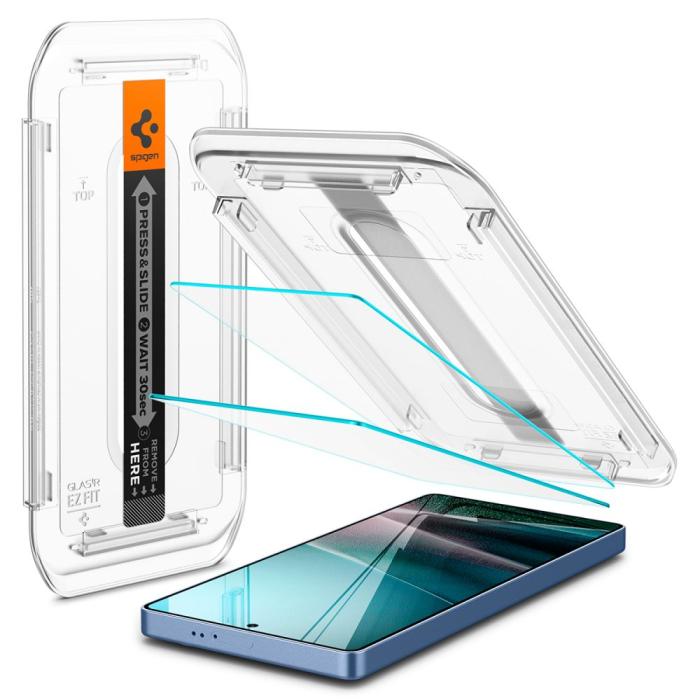 Bild 2, Spigen Galaxy S25 Ultra 2-PACK GLAS.tR 