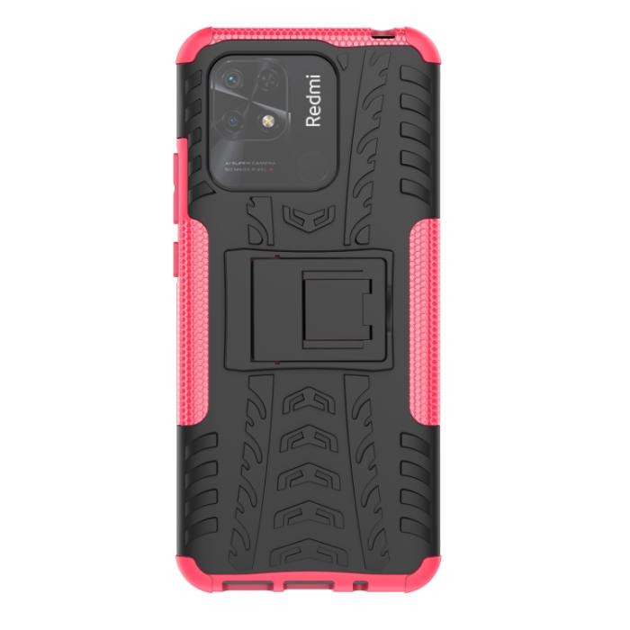 Bild 2, Xiaomi Redmi 10C Skal Ultimata Stöttåligt med Stöd Rosa