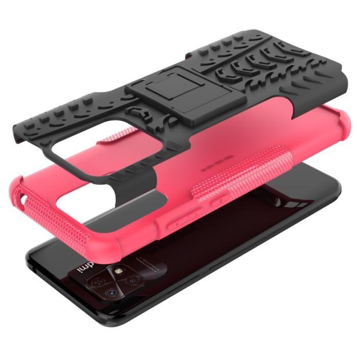 Bild 4, Xiaomi Redmi 10C Skal Ultimata Stöttåligt med Stöd Rosa