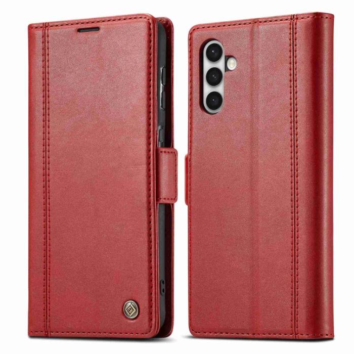 Bild 1, LC.IMEEKE Samsung Galaxy S23 Plus Fodral Läder Röd