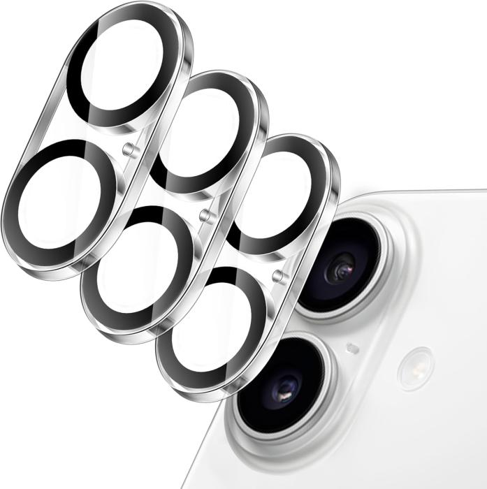 Bild 1, [3-Pack] iPhone 16 Linsskydd I Härdat Glas