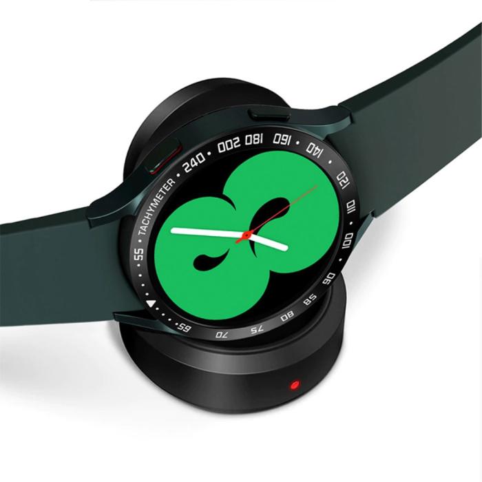 Bild 4, Bezel Skyddande Ring Galaxy Watch4 Classic 44 mm Svart/Vit