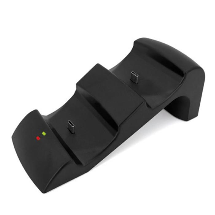 Bild 1, KJH Nintendo Switch Pro Laddningsstativ För Dubbla Handkontroller Svart