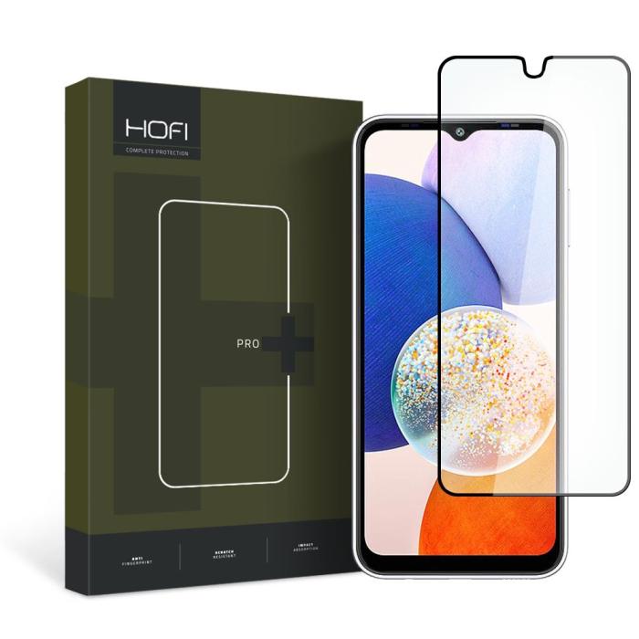 Bild 1, HOFI Galaxy A14 4G/5G Skärmskydd Heltäckande Svart