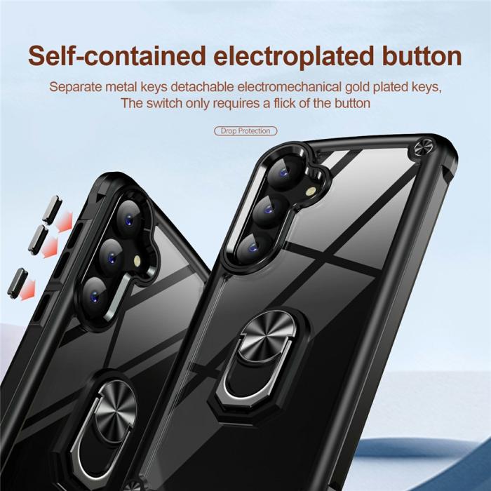 Bild 6, Samsung Galaxy S26 Skal Shockproof Ring Hybrid Svart