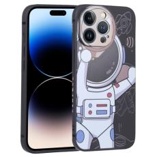iPhone 14 Pro Skal Spaceman Svart/Beige