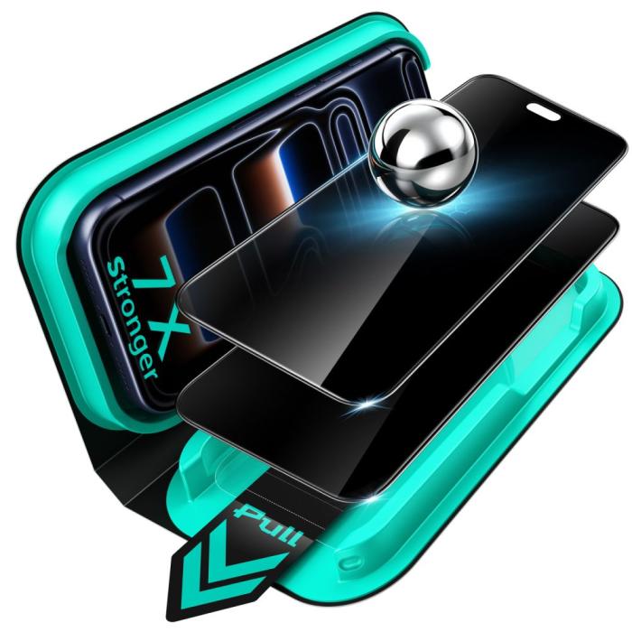Bild 2, ESR iPhone 18 Pro 2-PACK Skärmskydd Amorite Härdat Glas