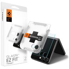 Spigen Galaxy Z Flip 7 GLAS.tR Fit Pro "Ez Fit" 2-PACK Sk&auml;rmskydd