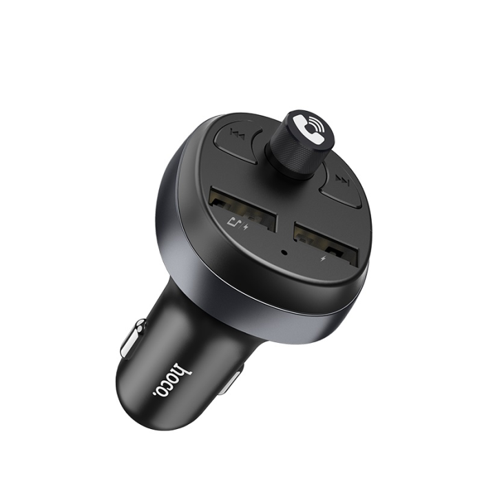 Bild 2, HOCO Bluetooth FM Sändare 2x USB - Svart