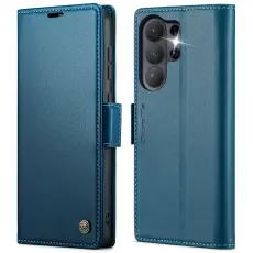 CASEME Samsung Galaxy S26 Ultra Fodral RFID L&auml;der Bl&aring;