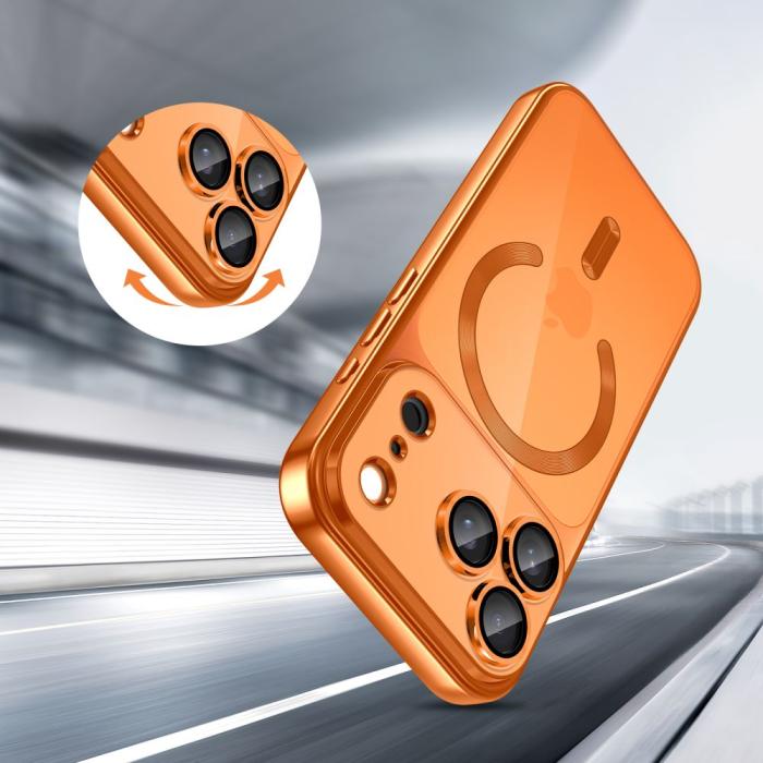 Bild 3, Tech-Protect iPhone 17 Pro Max Skal MagSafe MagFlex Cosmic Orange