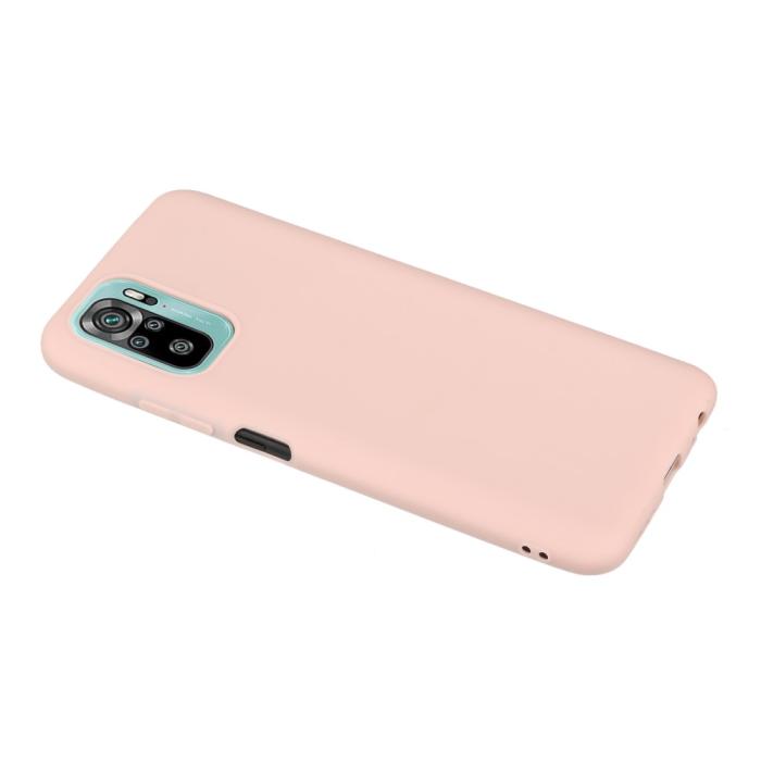 Bild 2, Xiaomi Redmi Note 10S - Matt Shockproof TPU Skal - Ljus Rosa