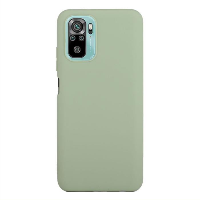 Bild 1, Xiaomi Redmi Note 10S - Matt Shockproof TPU Skal - Grön