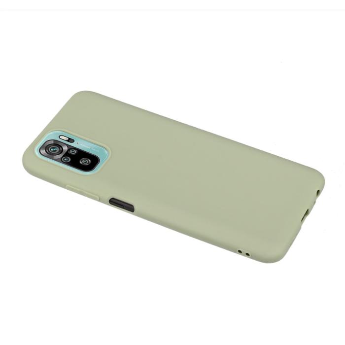 Bild 2, Xiaomi Redmi Note 10S - Matt Shockproof TPU Skal - Grön