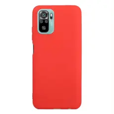 Xiaomi Redmi Note 10S - Matt Shockproof TPU Skal - R&ouml;d