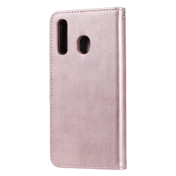 Bild 3, Samsung Galaxy A50 - Plånboksfodral / Magnet Skal - Roséguld