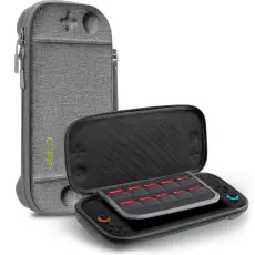 Tech-Protect Nintendo Switch 2 F&ouml;rvaringsv&auml;ska Slim Pouch Gr&aring;