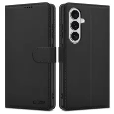 Tech-Protect Samsung Galaxy S26 Fodral L&auml;der Svart