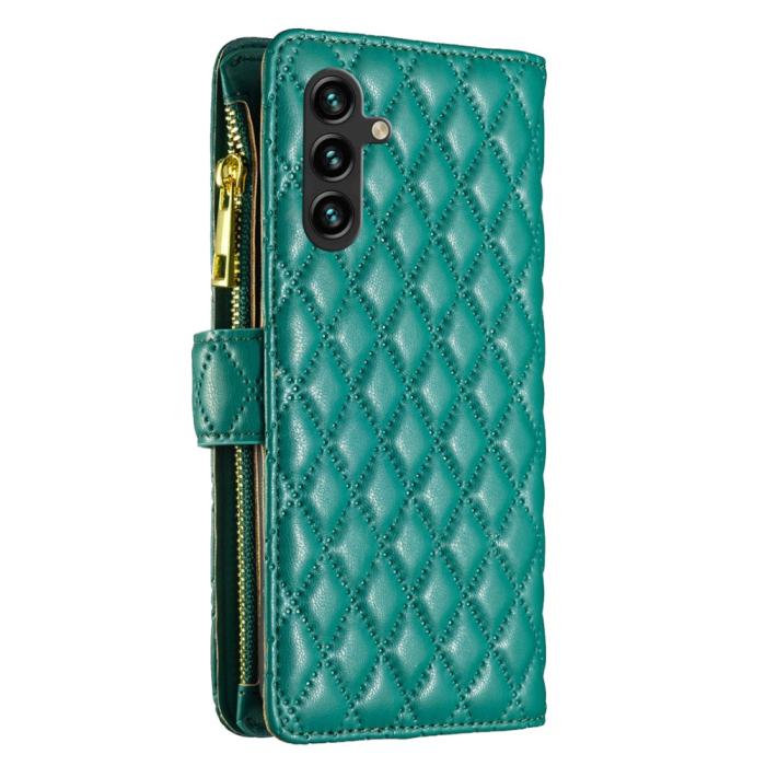 Bild 6, Samsung Galaxy A35 5G Fodral Diamond Multifunktionell Grön