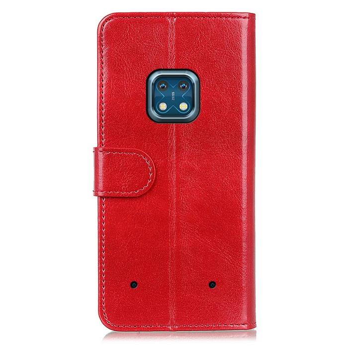 Bild 3, Nokia XR20 Fodral Crazy Horse Läder Röd