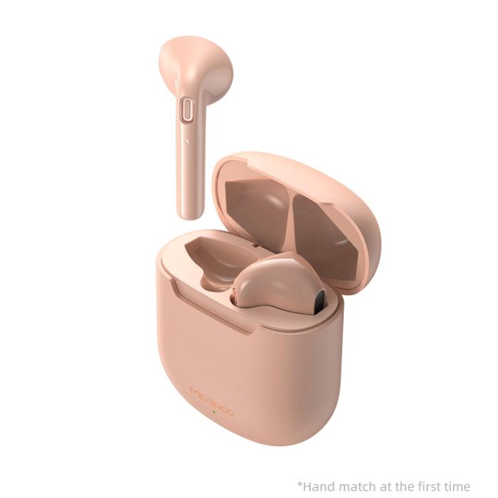 Bild 6, Mcdodo In-Ear Trådlösa Bluetooth Hörlurar Rosa