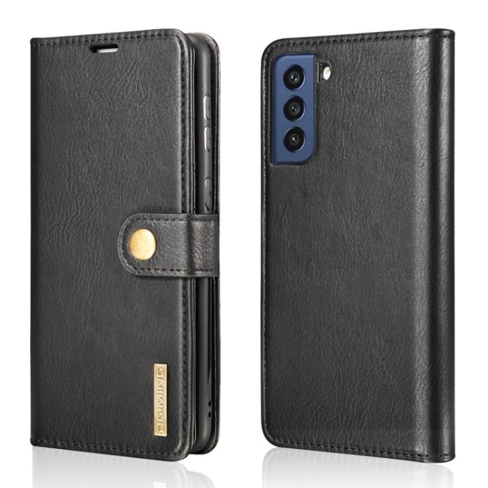 Bild 2, DG.MING Samsung Galaxy S21 FE 2in1 Magnet Fodral / Skal Svart