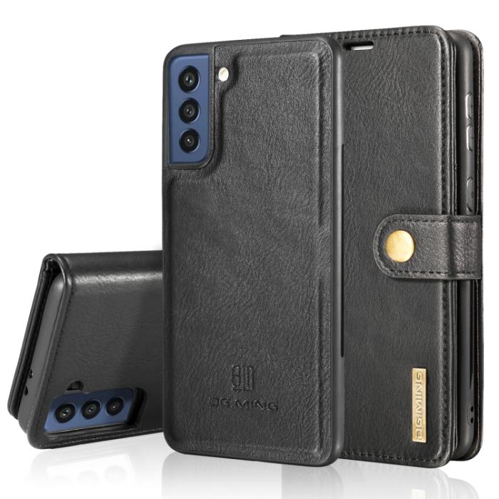 Bild 3, DG.MING Samsung Galaxy S21 FE 2in1 Magnet Fodral / Skal Svart