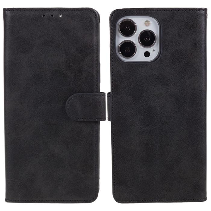 Bild 1, iPhone 15 Fodral PU Läder Svart